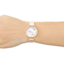 Load image into Gallery viewer, Painterly Prints Nude Peach &amp; Rose Gold Watch