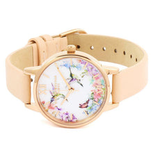 Load image into Gallery viewer, Painterly Prints Nude Peach &amp; Rose Gold Watch