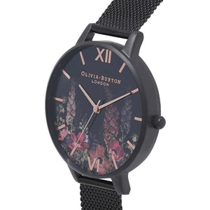 After Dark Matte Black & Rose Gold Watch