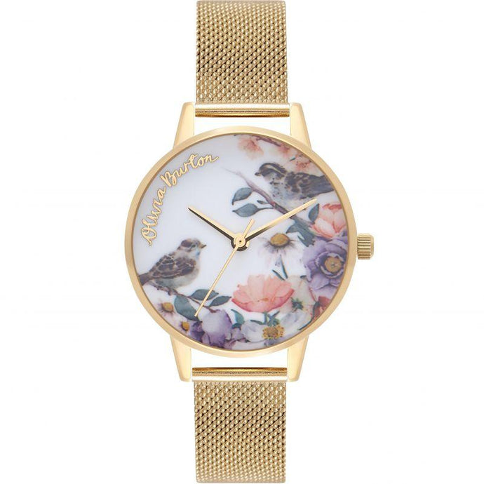 English Garden Gold Mesh Watch